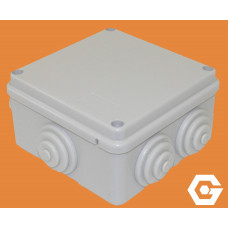 *CLEARANCE*  PACK OF 50 - 100mm X 100mm X 50mm Square Junction box IP55 with knockouts